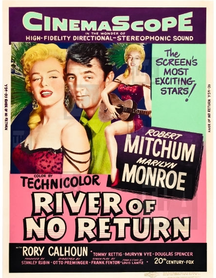Marilyn Monroe, Robert Mitchum,