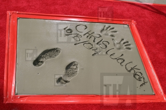 Christopher Walken's Hand and Foot Prints