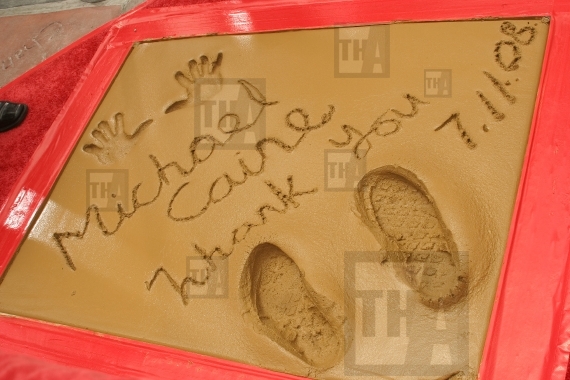 Michael Caine's Hand and Footprints