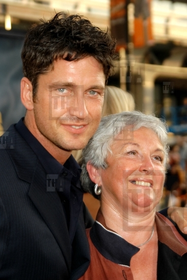 Gerard Butler & his mother
