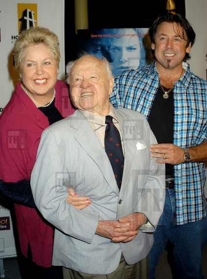 Mickey Rooney, Wife Jan & Son Chris