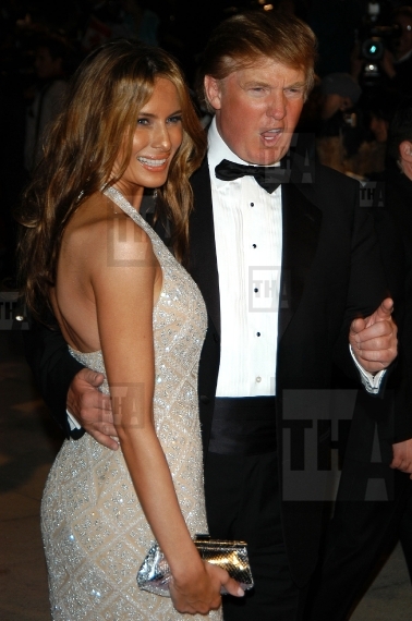 Red Carpet Retro - Donald Trump and Wife Melania