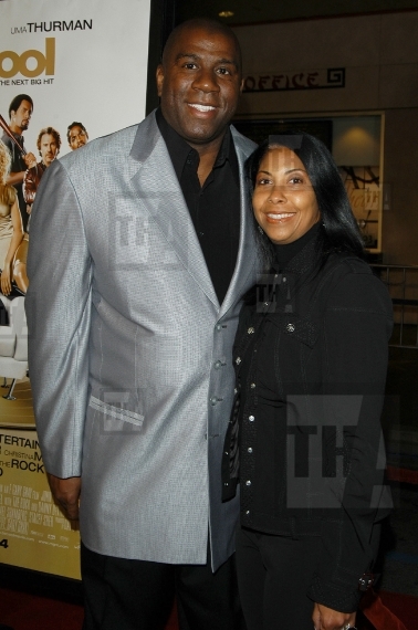 Red Carpet Retro - Magic Johnson and Wife Cookie