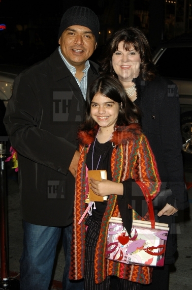 Red Carpet Retro - George Lopez, Wife Ann and Daughter Mayan