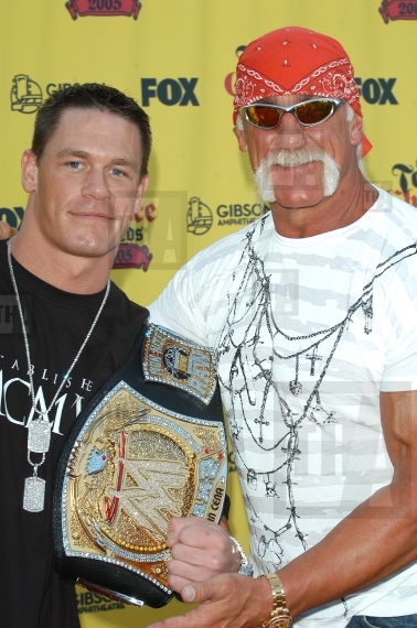 Red Carpet Retro - John Cena and Hulk Hogan