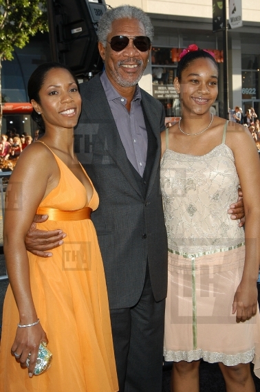 Red Carpet Retro - Morgana Freeman, Morgan Freeman and Alexis Freeman