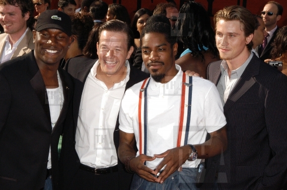 Red Carpet Retro - "Four Brothers" Cast - Tyrese, Mark Wahlberg, Andre 3000 and Gar