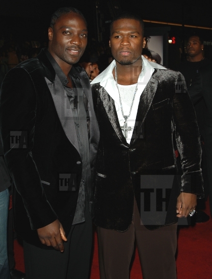 Red Carpet Retro - Adewale Akinnuoye Agbaje and Curtis "50 Cent" Jackson