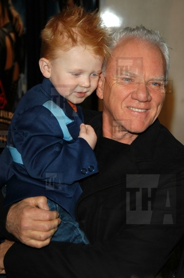 Red Carpet Retro - Malcolm McDowell and Son Beckett
