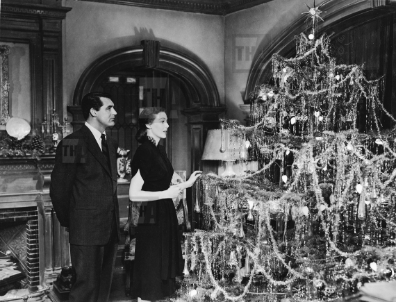 Cary Grant, Loretta Young, Christmas Tree, Holiday, Decorating