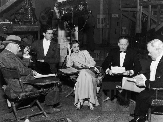 Director Edward H. Griffith, Tyrone Power, Loretta Young, Adolph