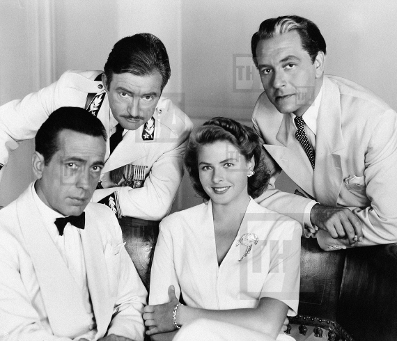 Humphrey Bogart, Claude Rains, Paul Henreid, Ingrid Bergman