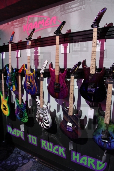Kramer Guitars Display
