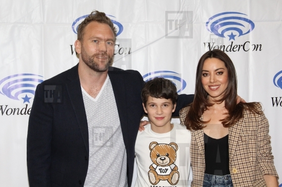 Lars Klevberg, Gabriel Bateman and Aubrey Plaza