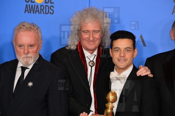 Brian May, Rami Malek & Roger Taylor