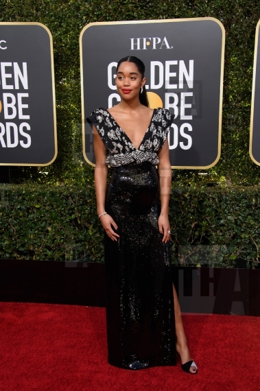 Laura Harrier attends the 76th Annu...