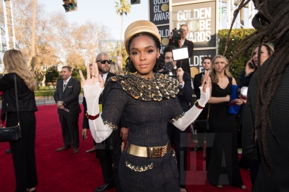 Janelle Monae attends the 76th Annu...