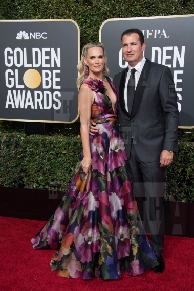Molly Sims and Scott Stuber attend ...