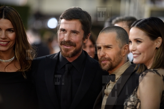 Nominees Christian Bale and Sam Roc...