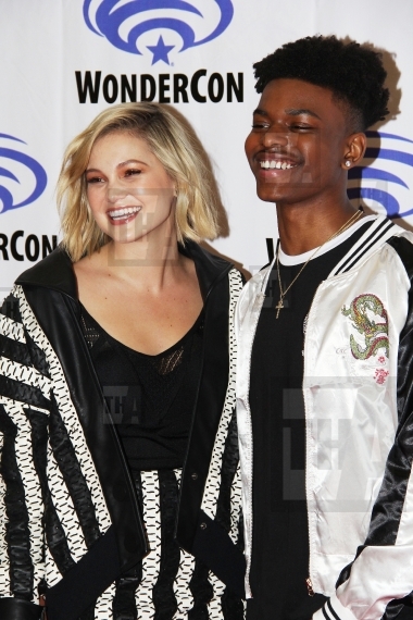 Olivia Holt and Aubrey Joseph