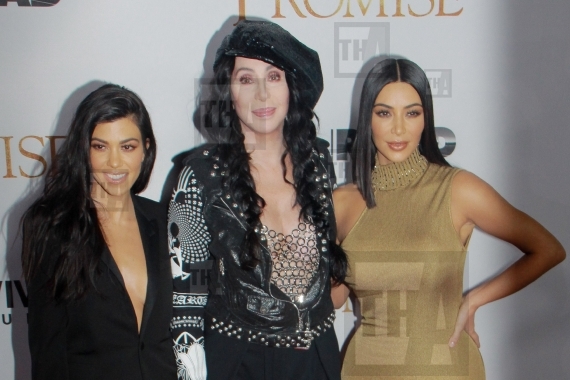 Kourtney Kardashian, Cher, Kim Kardashian Wes