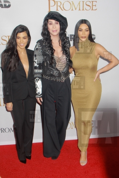 Kourtney Kardashian, Cher, Kim Kardashian Wes