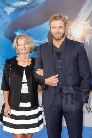 Kellan Lutz and his mother Karla