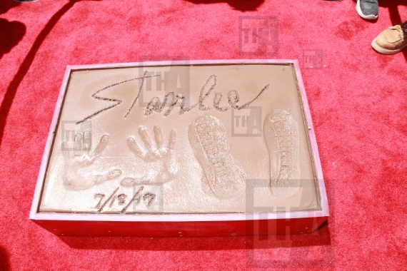 Stan Lee Hand and Footprints