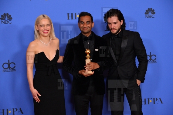 Emilia Clarke, Aziz Ansari & Kit Harington