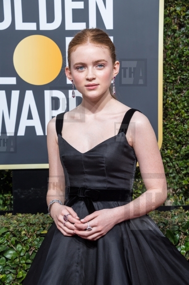 Sadie Sink arrives at the 75th Annual Go...