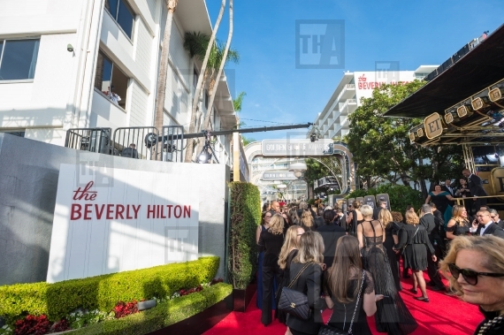 The red carpet at the 75th Annual Golden...