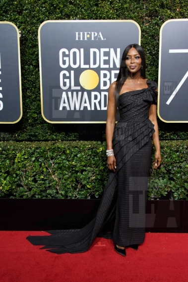 Naomi Campbell arrives at the 75th Annua...