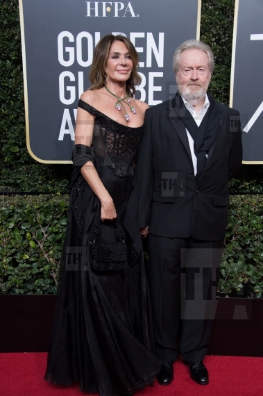 Giannina Facio and Ridley Scott attends ...
