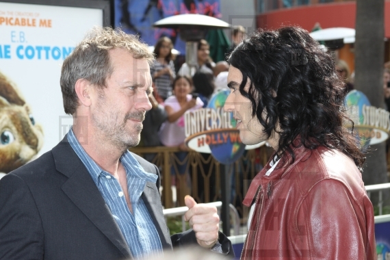 Hugh Laurie and Russell Brand