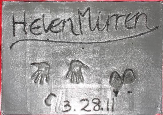 Helen Mirren Hand and Footprint