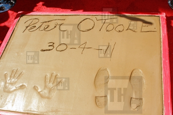 Peter O'Toole's Hand and Footprints