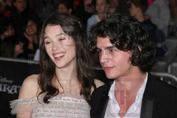 Astrid Berges-Frisbey and Pierre Perrier