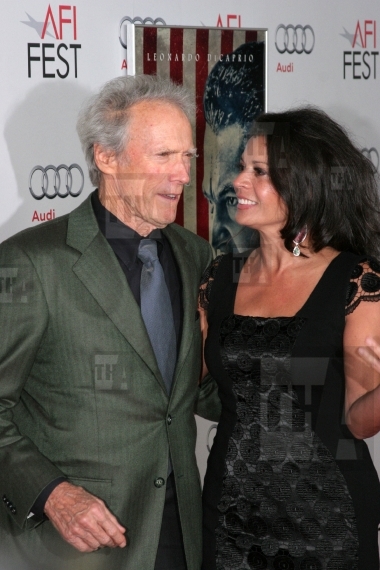 Director Clint Eastwood and wife Dina Eastwood