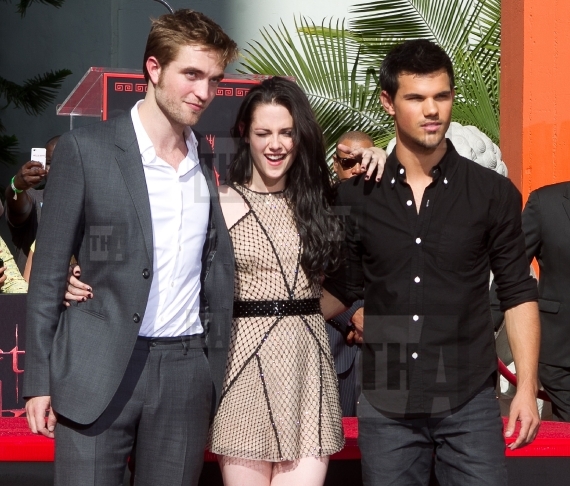Robert Pattinson, Kristen Stewart & Taylor Lautner