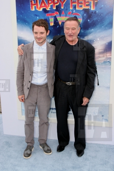 Elijah Wood and Robin Williams