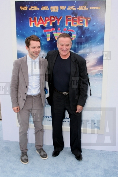 Elijah Wood and Robin Williams