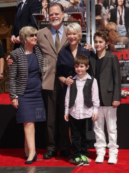 Helen Mirren, Taylor Hackford and Family