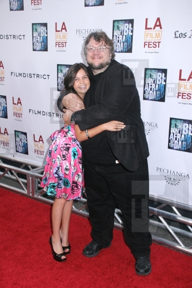 Bailee Madison & Guillermo del Toro 