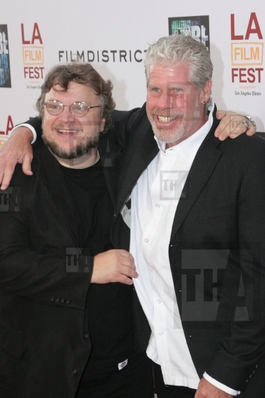 Co-Writer/Producer Guillermo Del Toro and Ron Pearlman
