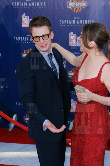 Chris Evans and Hayley Atwell