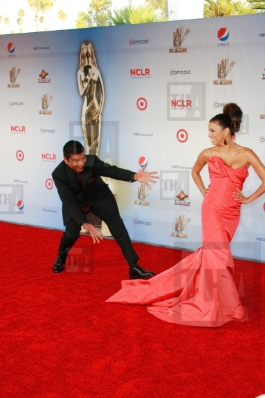 George Lopez and Eva Longoria