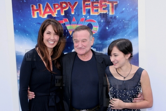 Susan Schneider, Robin Williams and daughter Zelda Williams