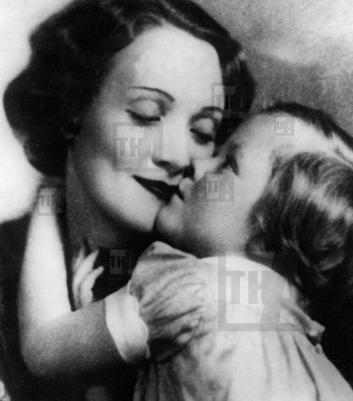 Marlene Dietrich, daughter Maria