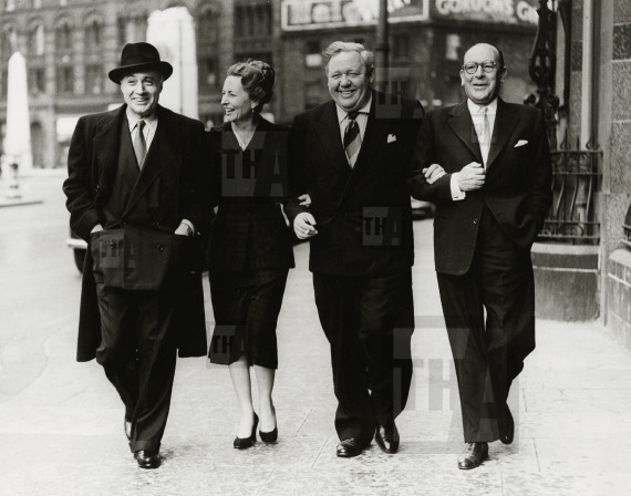 Charles Boyer, Agnes Moorhead, Charles Laughton, Sir Cedric Hard