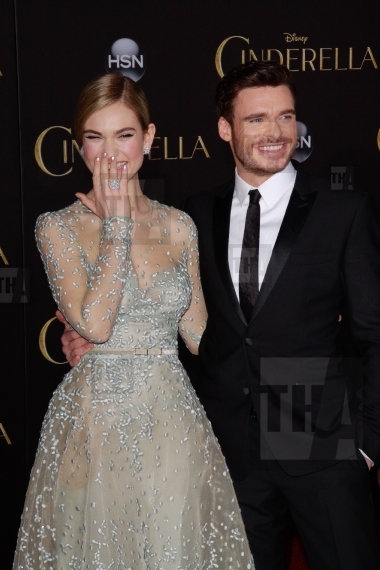 Lily James and Richard Madden